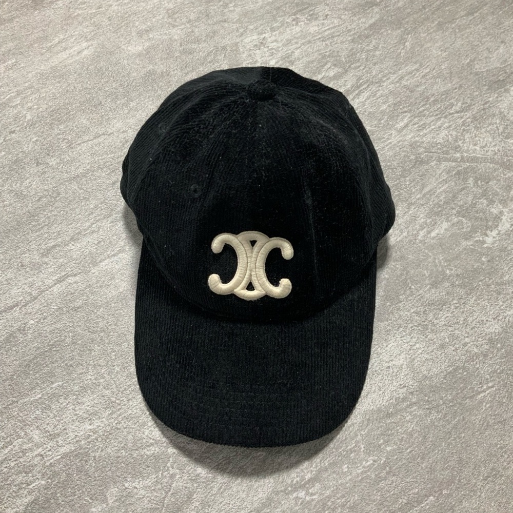 Black Cap with White Logo
